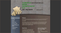Desktop Screenshot of fairfielddeckmasters.com